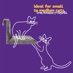 Petlicity Grey Radiator Cat Bed With Removable Faux Fur Cover And Frame