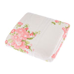 Floral Printed 100% Cotton Towel | Hand Towel | Cream