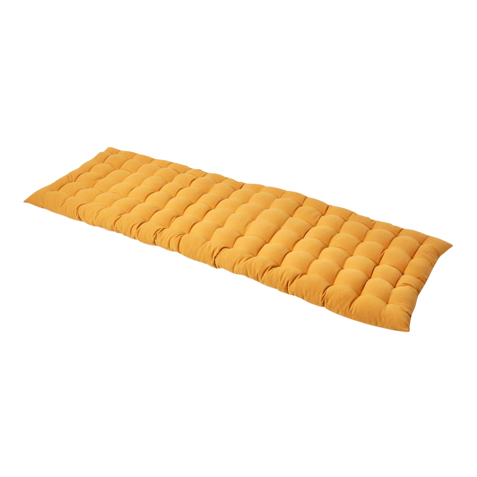 Outdoor Bench Cushion For 2 & 3 Seater Garden Seat Pad For Furniture, Kitchen, Dining & Indoor Use | 3 | Mustard