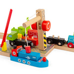 Container Shipping Yard for Wooden Train Sets