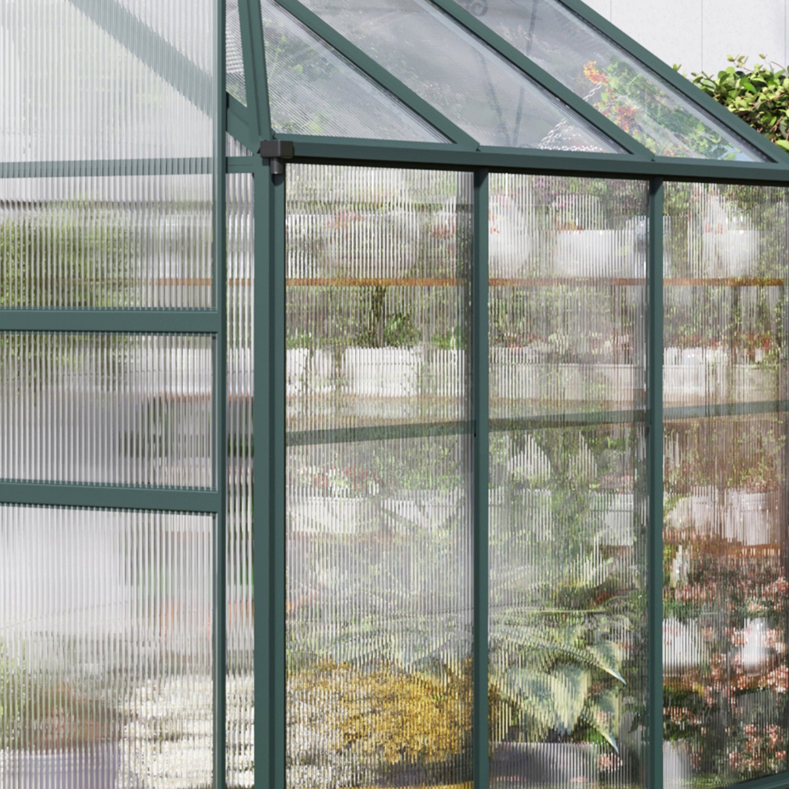 14 Pcs Twin-wall Greenhouse Sheets 121x61x0.4cm