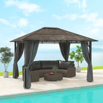 3x3.6m Hardtop Gazebo With Polycarbonate Roof