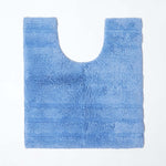 Spa Supreme Luxury Bath Mat | Bath  Pedestal Set | Blue