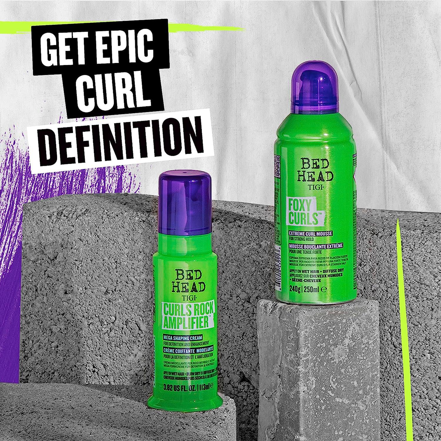 TIGI Curls Rock Amplifier Hair Cream For Curly Or Wavy Hair, 113ml