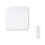 Palermo Modern White Led Ceiling Lamp Included Remote With Adjustable Brightness And Colour Temperature | 33cm | White