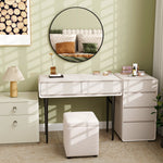 Round Bathroom Mirror, Modern Wall Mirror With Steel Frame