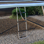 2 Steps/3 Steps Galvanised Steel Trampoline Ladder Climbing | Medium | Silver