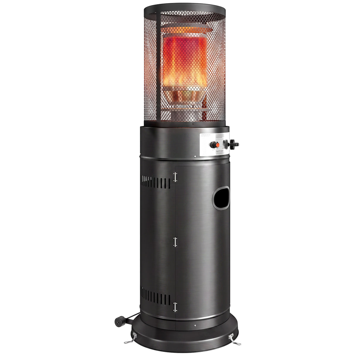 Gas Patio Heater, 11 Kw Portable Propane Outdoor Heater, Black