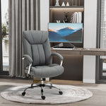 High Back Office Chair W/ Arm Grey