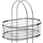 3 Tier Floor Standing Oval Chrome Bathroom Caddy