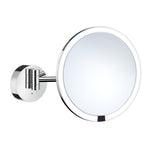 Polished Chrome Shaving Make Up Led Mirror 7x Magnification | Polished Chrome