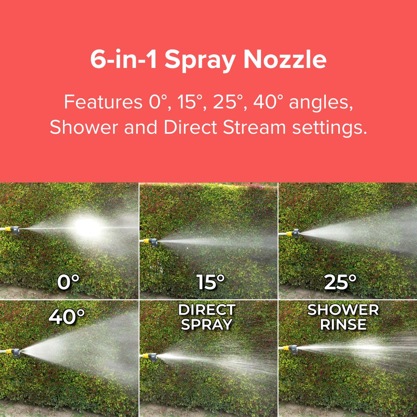 Jet Hawk Cordless Portable Pressure Washer | Red