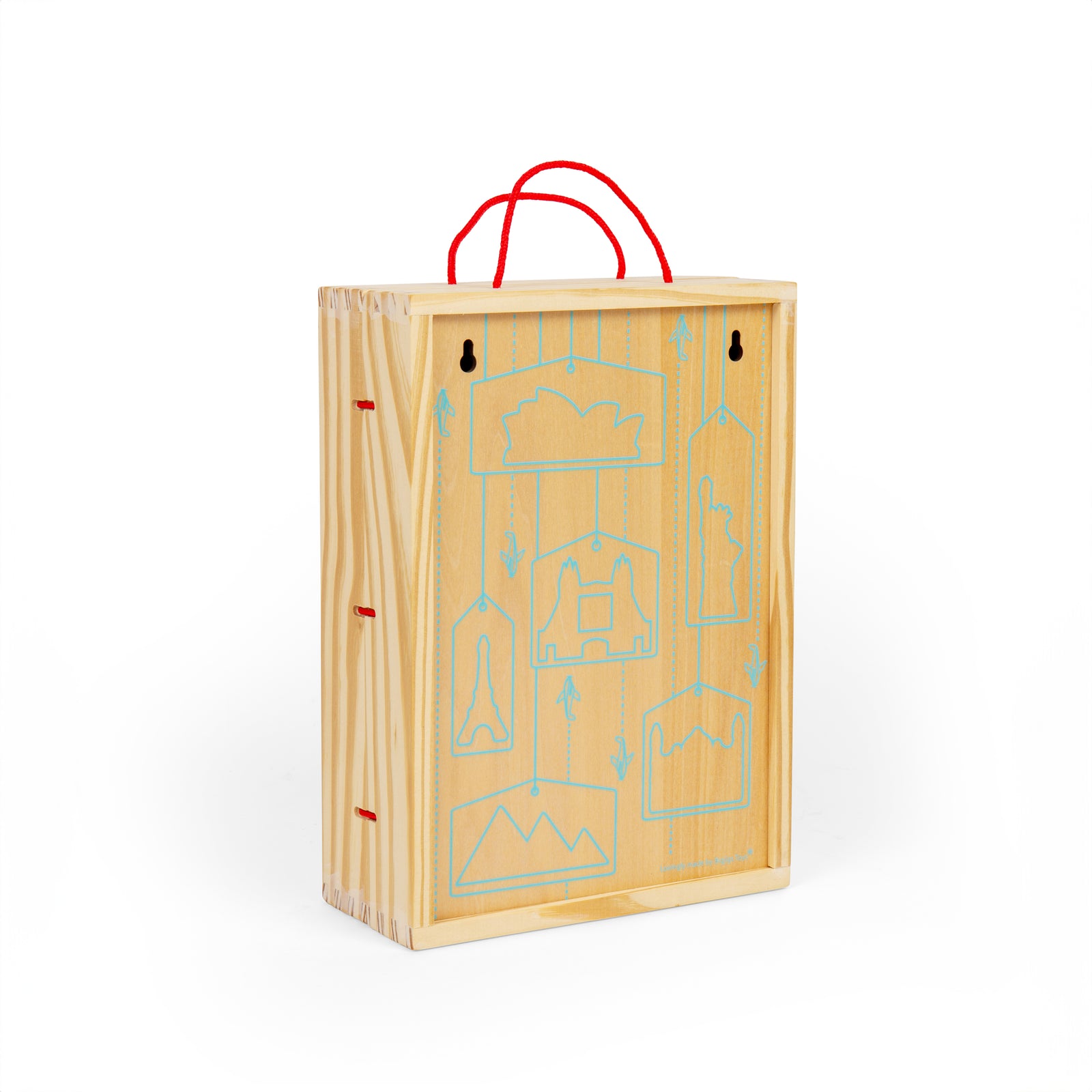 Travel Playbox - 10pc Wooden Playset