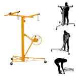 16ft Rolling Drywall Lifter Panel Hoist Jack Tool | Yellow