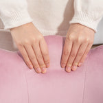 Armless Desk Chair | Pink