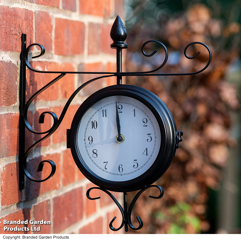 Sedgewick Double-sided Station Clock