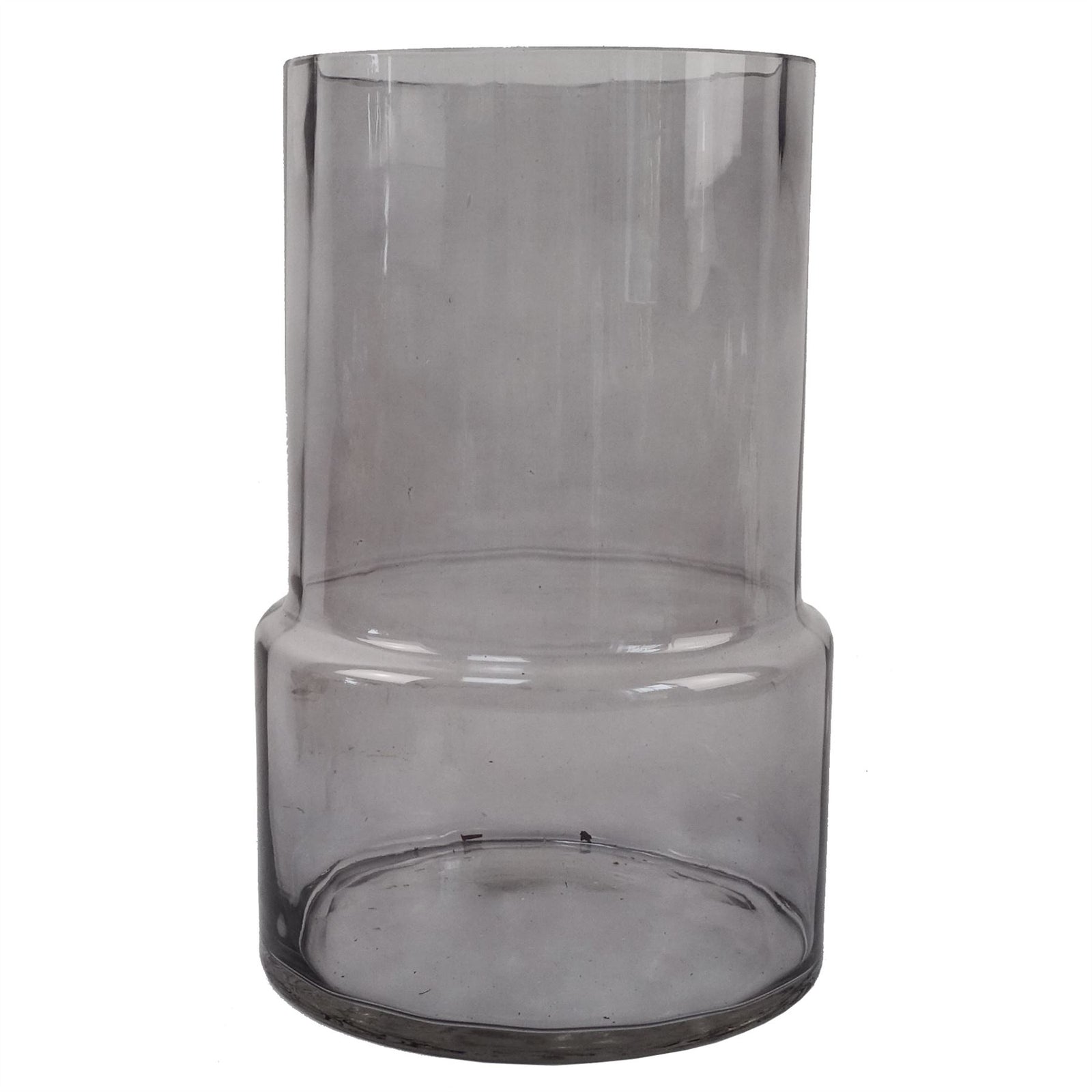 80cm Artificial Black Eucalyptus And Viburnum Arrangement Glass Vase