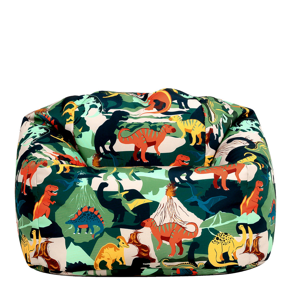 Kids Jurrasic Bean Bag Chair | Green