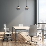 Cliff Black Pendant Lamp 1xe27 Hand Made Matt Black Cage Style Lamps With Natural Wood Detail
