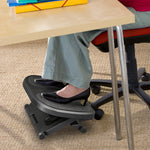 Adjustable Under-desk Footrest Height Angle Tilt Anti-slip
