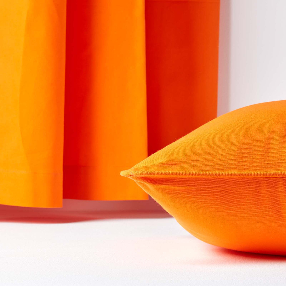 Cotton Plain Cushion Cover | 60cm x 60cm | Orange