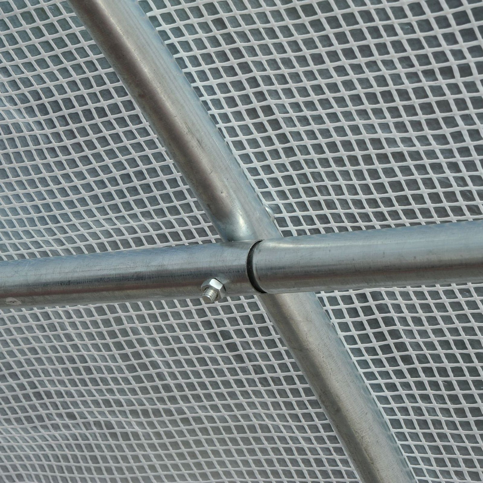 Polytunnel Greenhouse Tent 6x3x2m - White