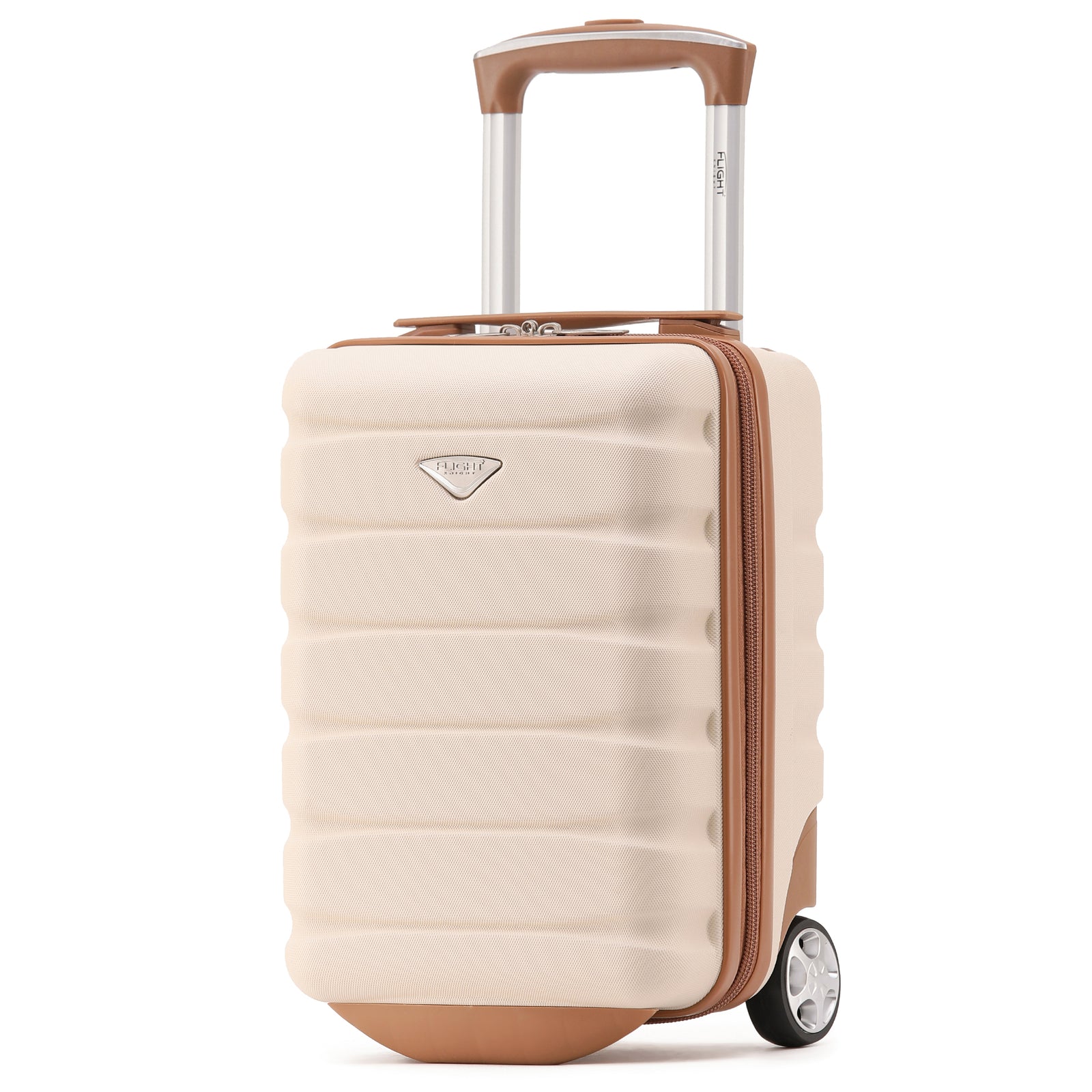 40x20x25cm Hard Case Cabin Suitcase Ryanair Free Approved Carry On | Cabin | Cream