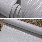Contemporary Geometric Curving Linear Wallpaper Non-woven Fabric