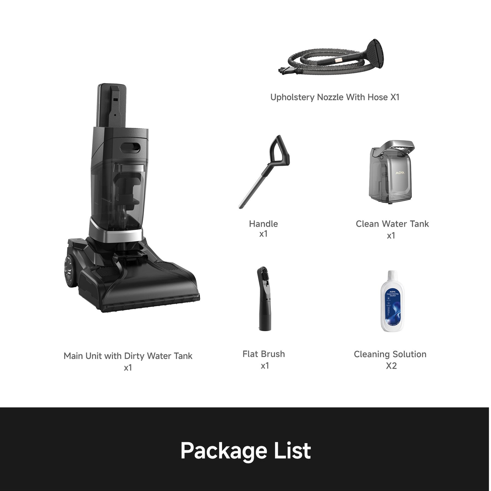 X2 Pro Carpet Cleaner, 17000Pa Suction, Upholstery Spot Cleaning Mode