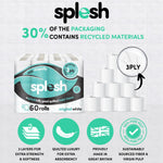 Toilet Roll, Soft & Quilted Eco-friendly White 60 Rolls