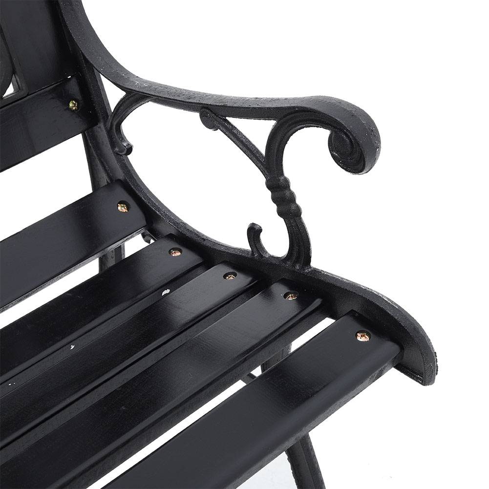 Outdoor Wood Benches Seat Bench Garden Metal Bench