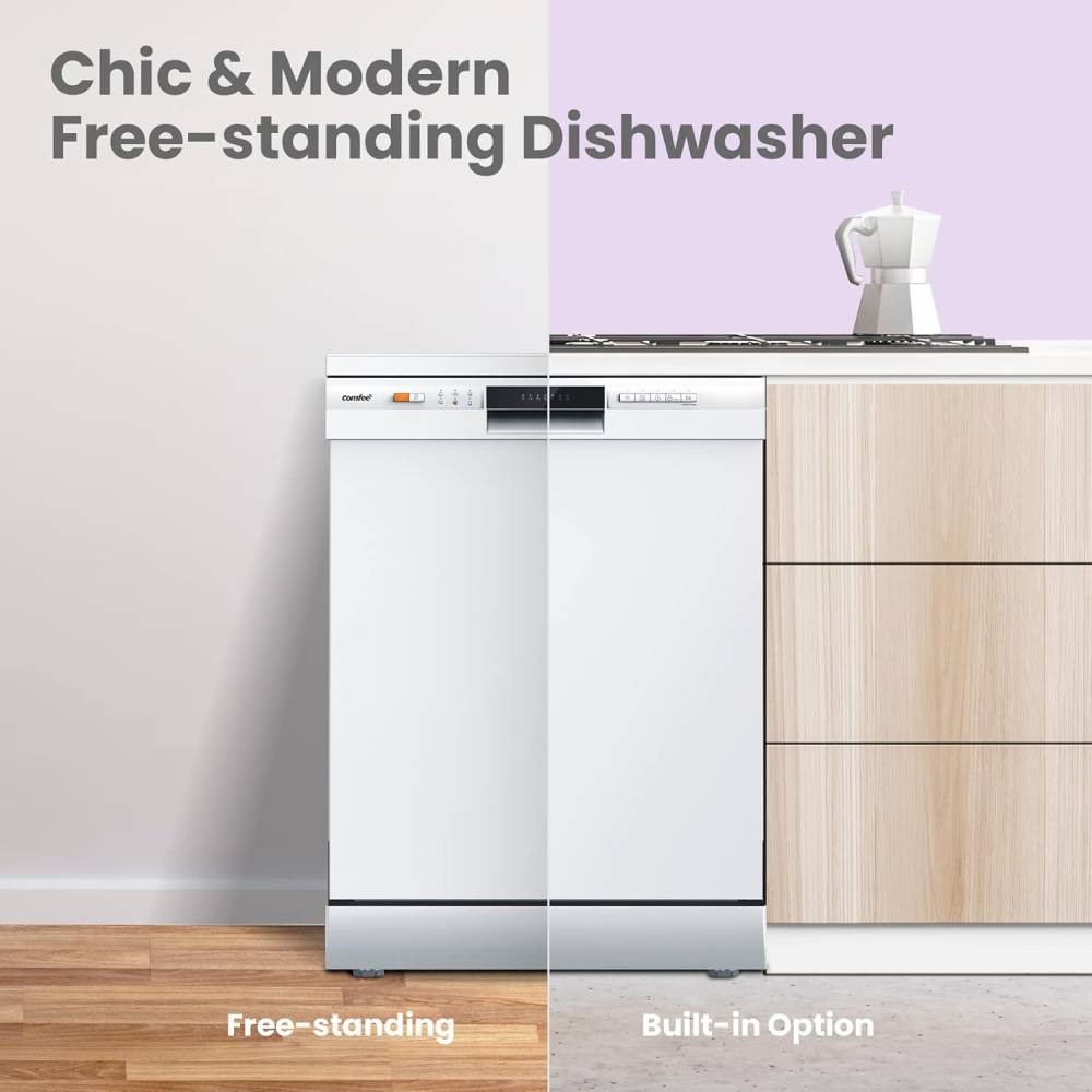 Cloud Wash Freestanding Dishwasher With 12 Place Settings-fd1201p-w