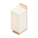 Vintage-inspired Wall Lamp With Natural Wood And Glass Shade – Elegant Lighting