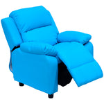 Kids Recliner Armchair Game Chair Sofa Children Seat In Pu Leather | Blue