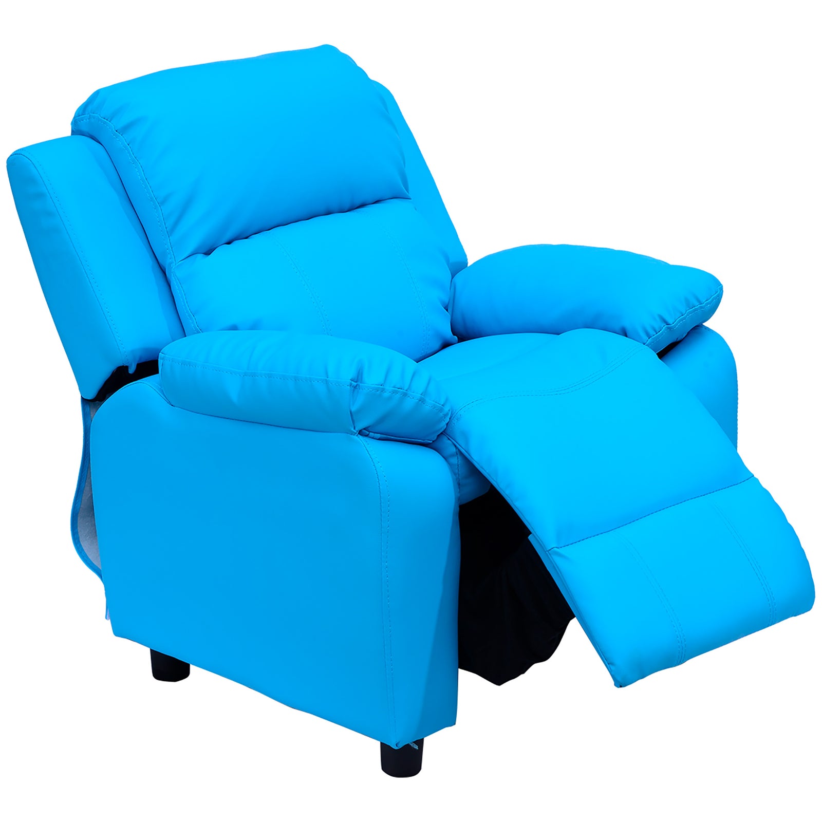 Kids Recliner Armchair Game Chair Sofa Children Seat In Pu Leather | Blue