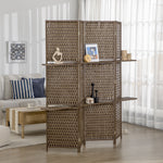 4 Panel Folding Room Dividers Privacy Screen Panels