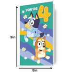 Age 4 Birthday Card With Stickers Included Official Product