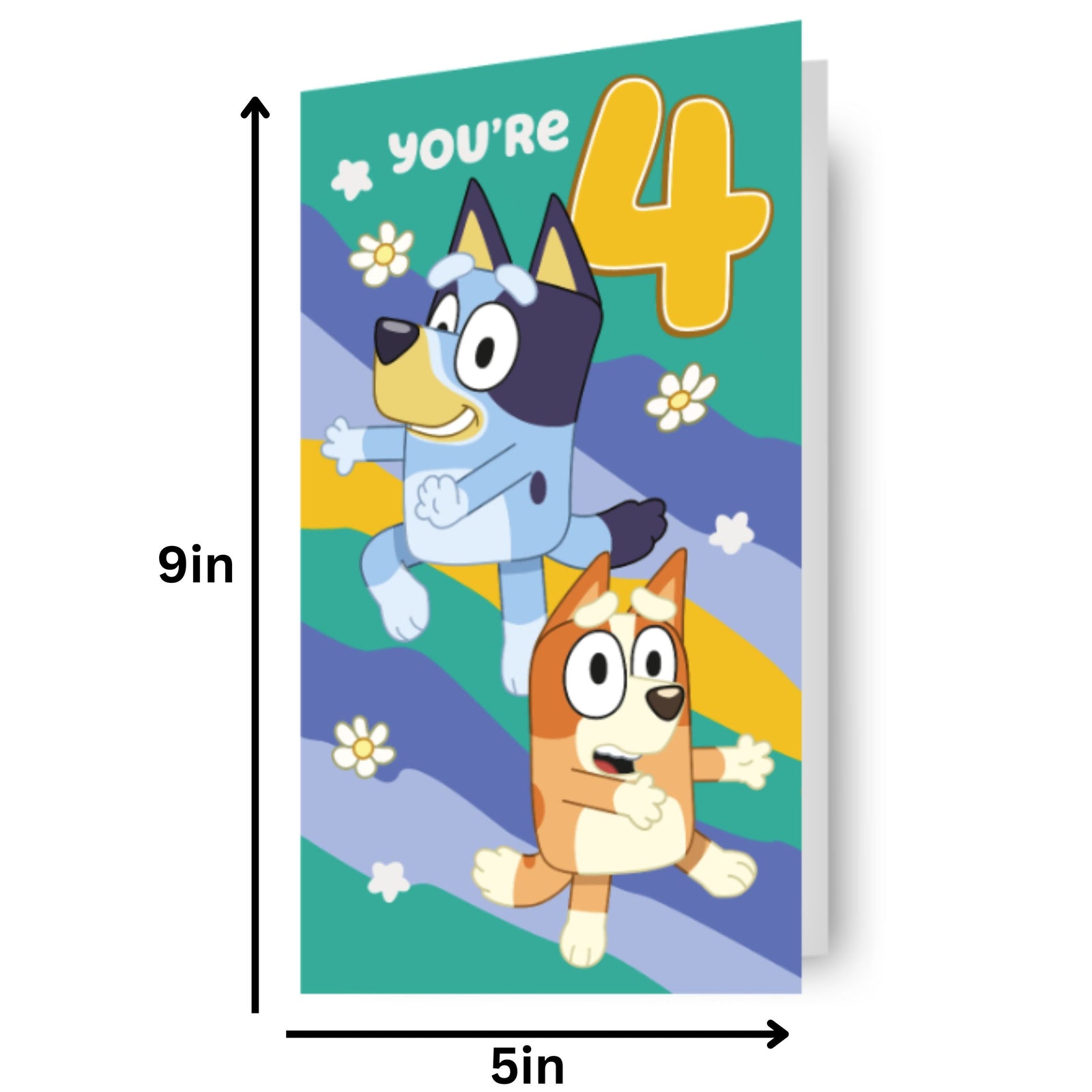Age 4 Birthday Card With Stickers Included Official Product