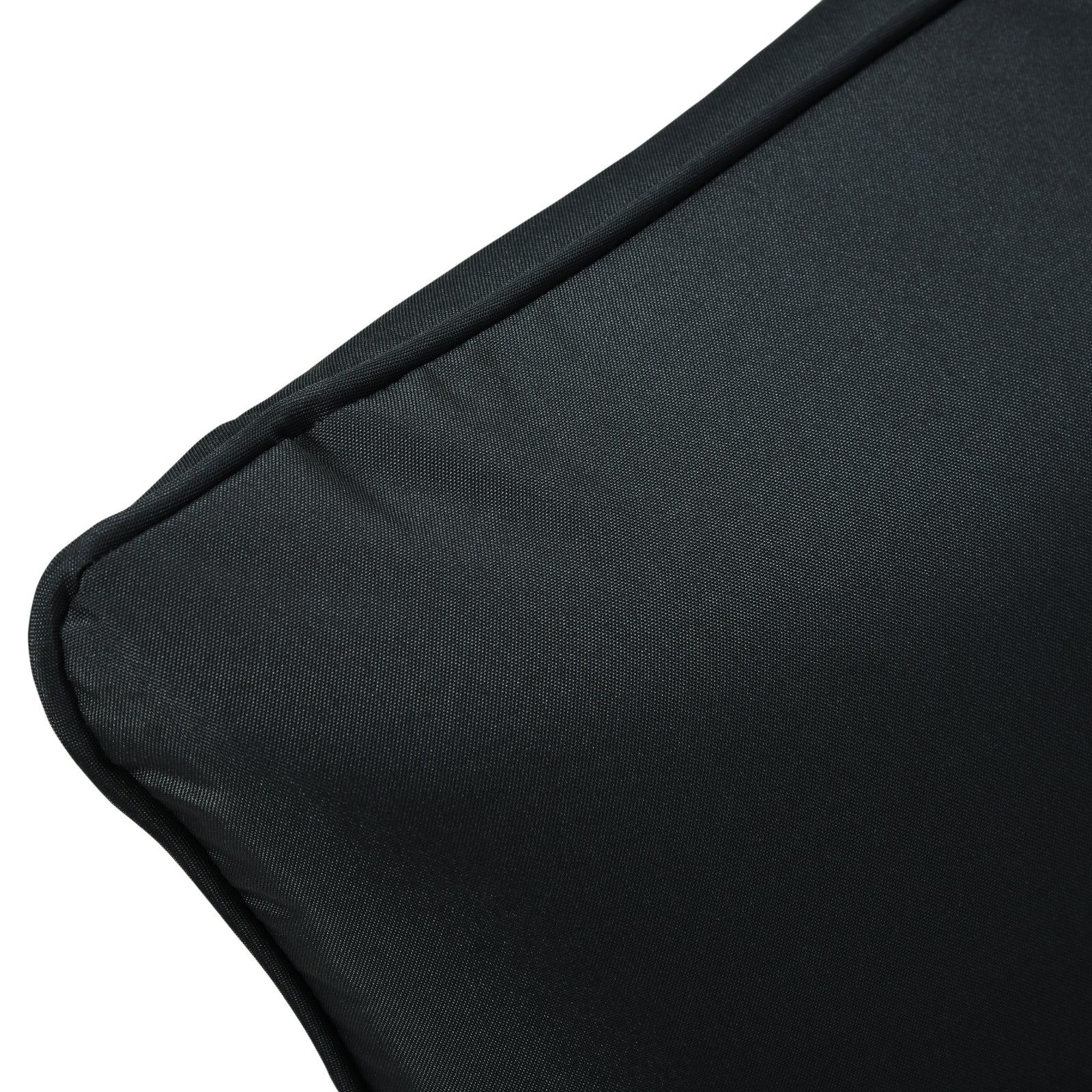 Outdoor Seat And Back Cushion Set,olefin Patio Chair Cushion | Black