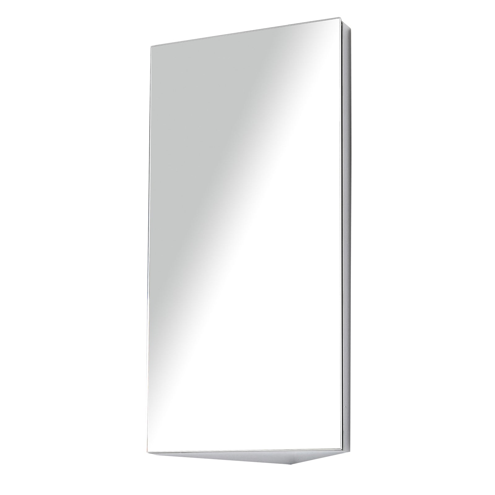 Bathroom Corner Wall Mirror Storage Cabinet Cupboard