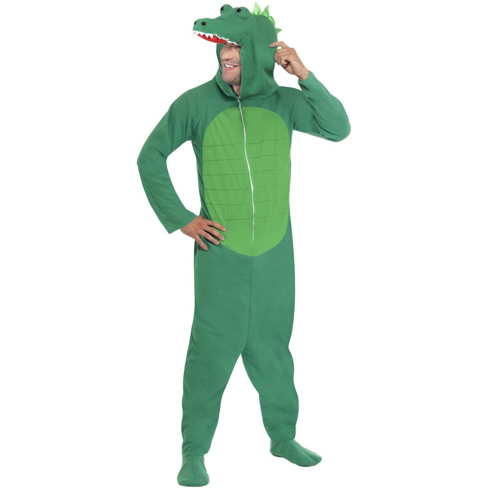 Crocodile Costume With Hooded All In One | Medium