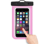 Waterproof Phone Pouch Dry Bag Compatible With Up To 5.5inch Screen | Pink