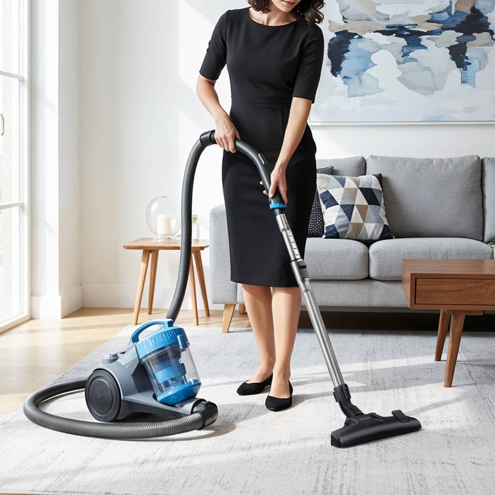 Breeins 700w Powerful Bagless Vacuum Cleaner With Dust Container & Auto Cord Rewind