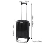 Hardside Carry-on Suitcase With Spinner Wheels | Black