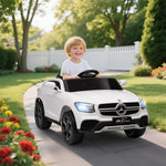 Mercedes-benz Glc Licensed Kids Ride On Car With Remote | White