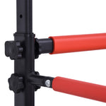 Adjustable Power Tower Station With Grips | Black