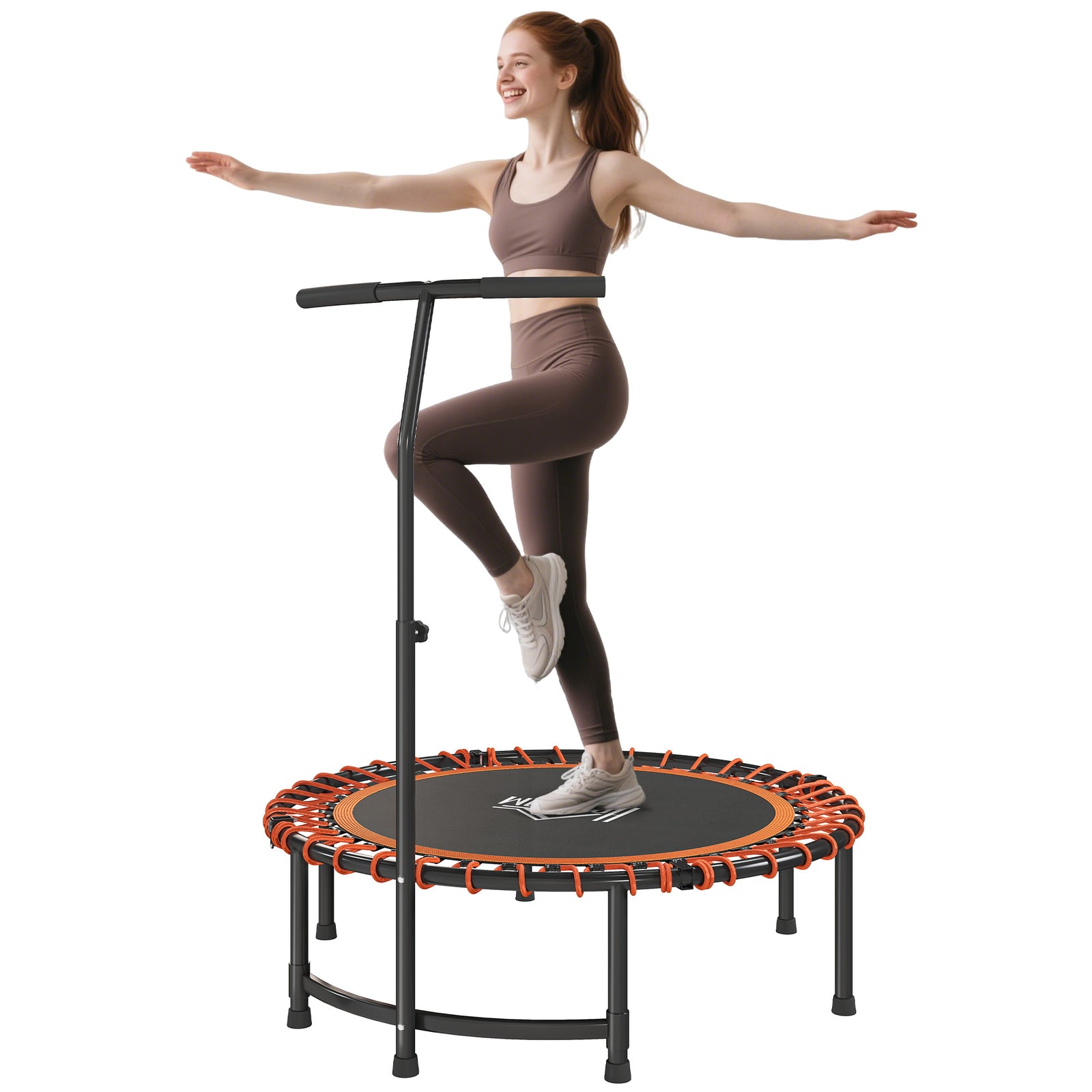 Trampoline Outdoor Bouncer Jumper Adjustable Handle | Orange