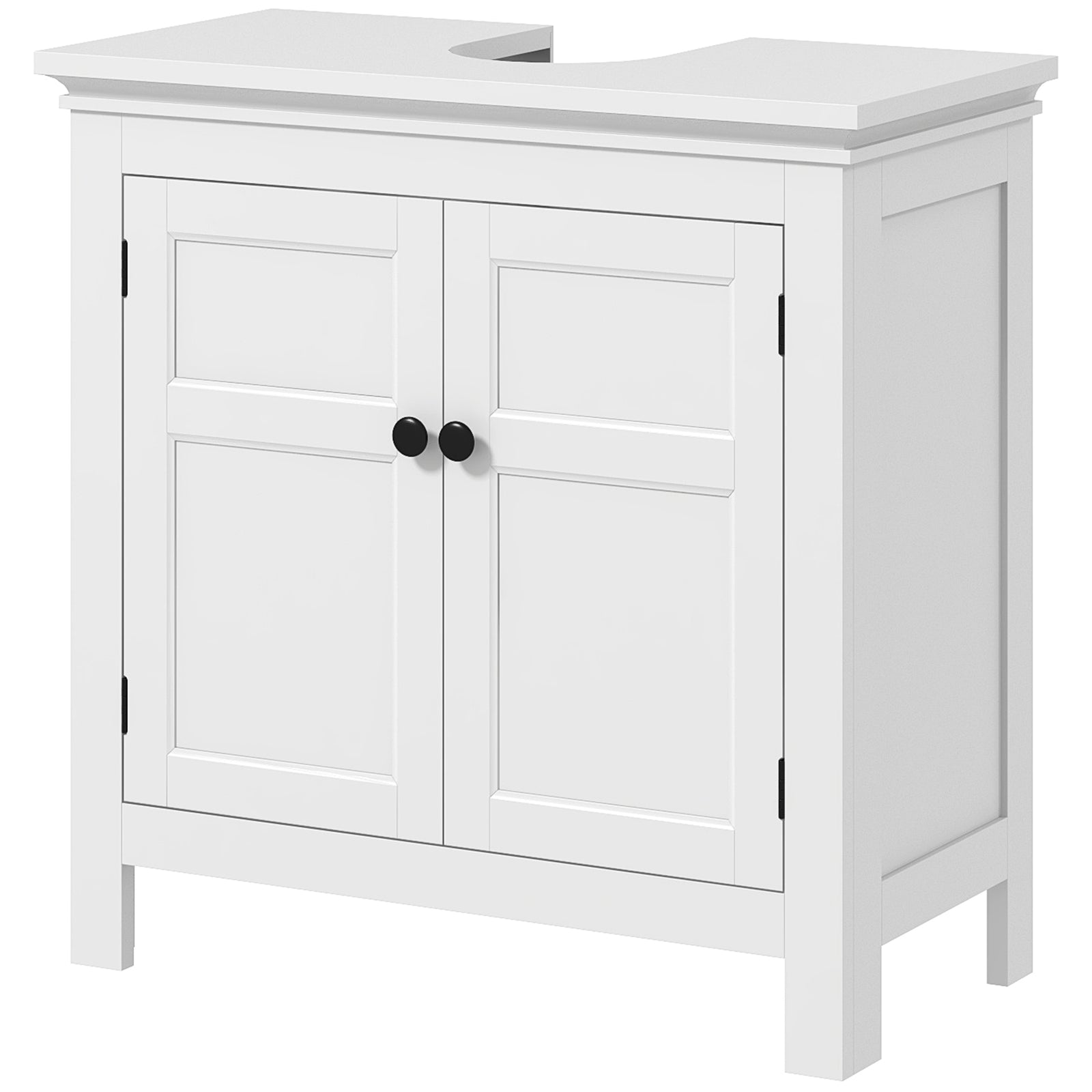 2-tier Bathroom Sink Cabinet, White