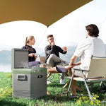 Car Refrigerator, Portable Compressor Car Fridge Freezer | Large | Light Green