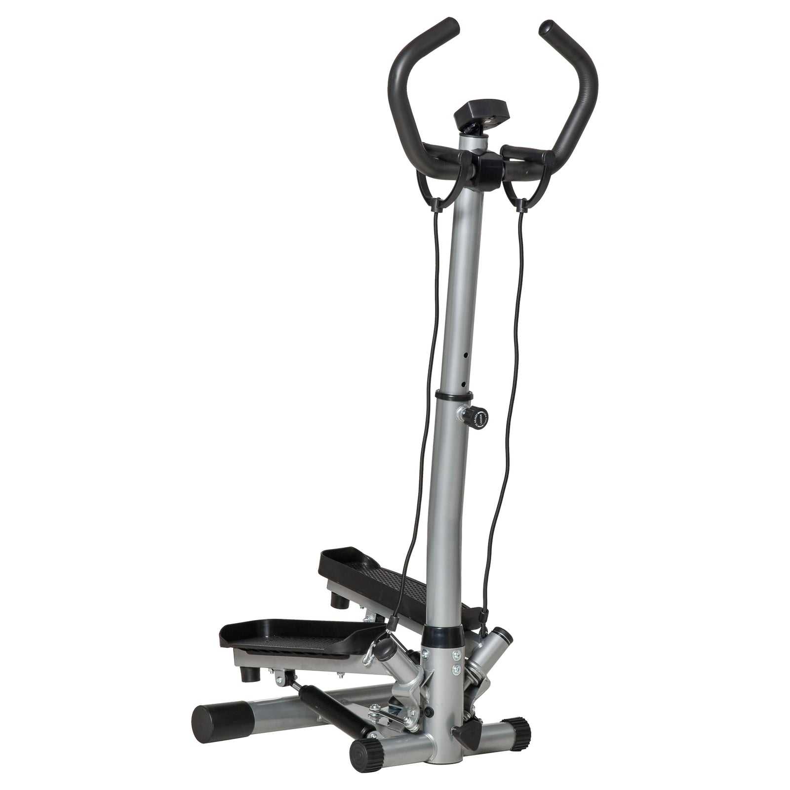 Adjustable Twist Stepper Step Machine | Silver